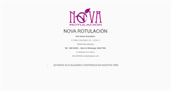 Desktop Screenshot of novarotulacion.com